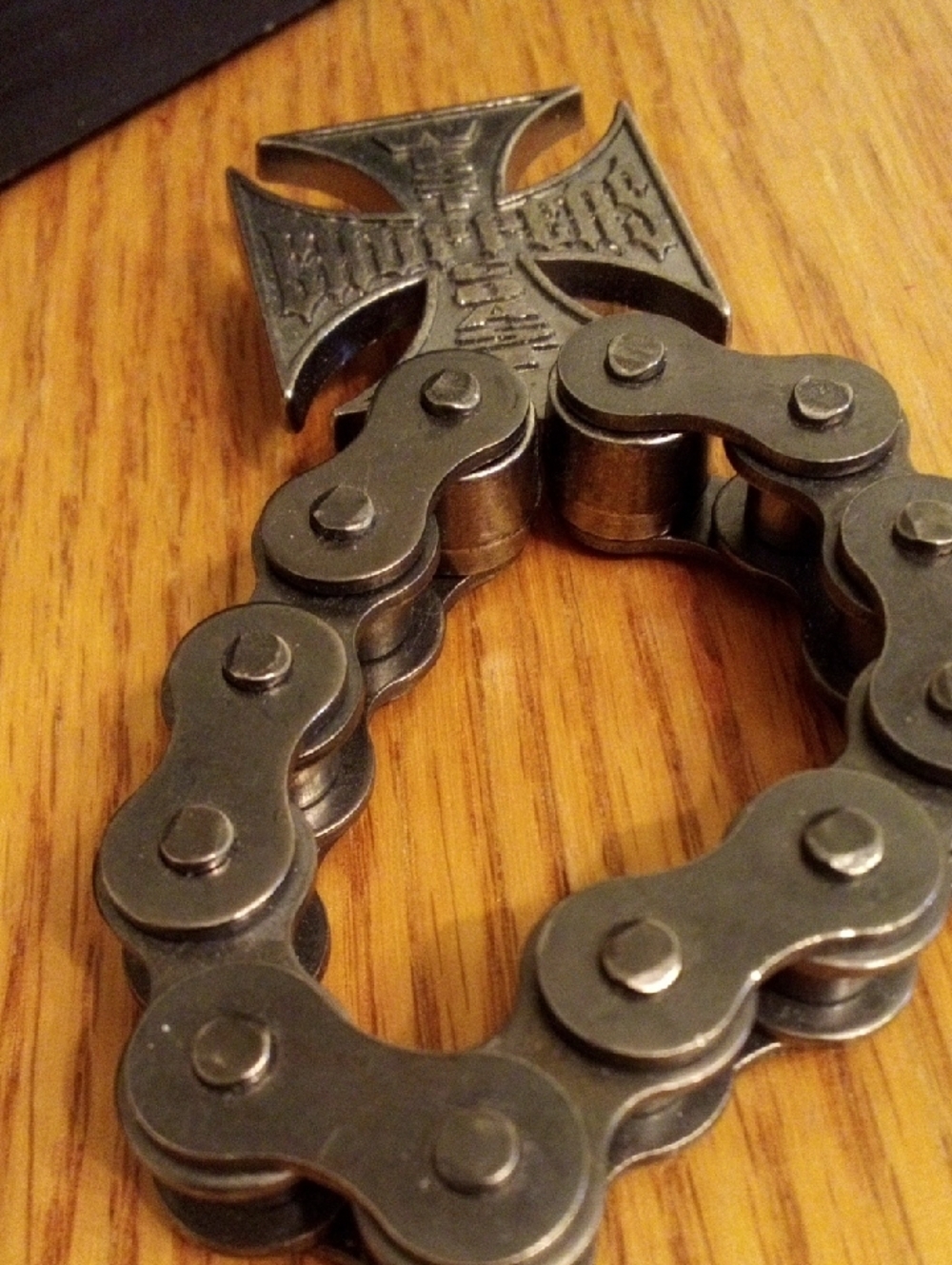 Men's Choppers Industrial Chain in Gunmetal Black